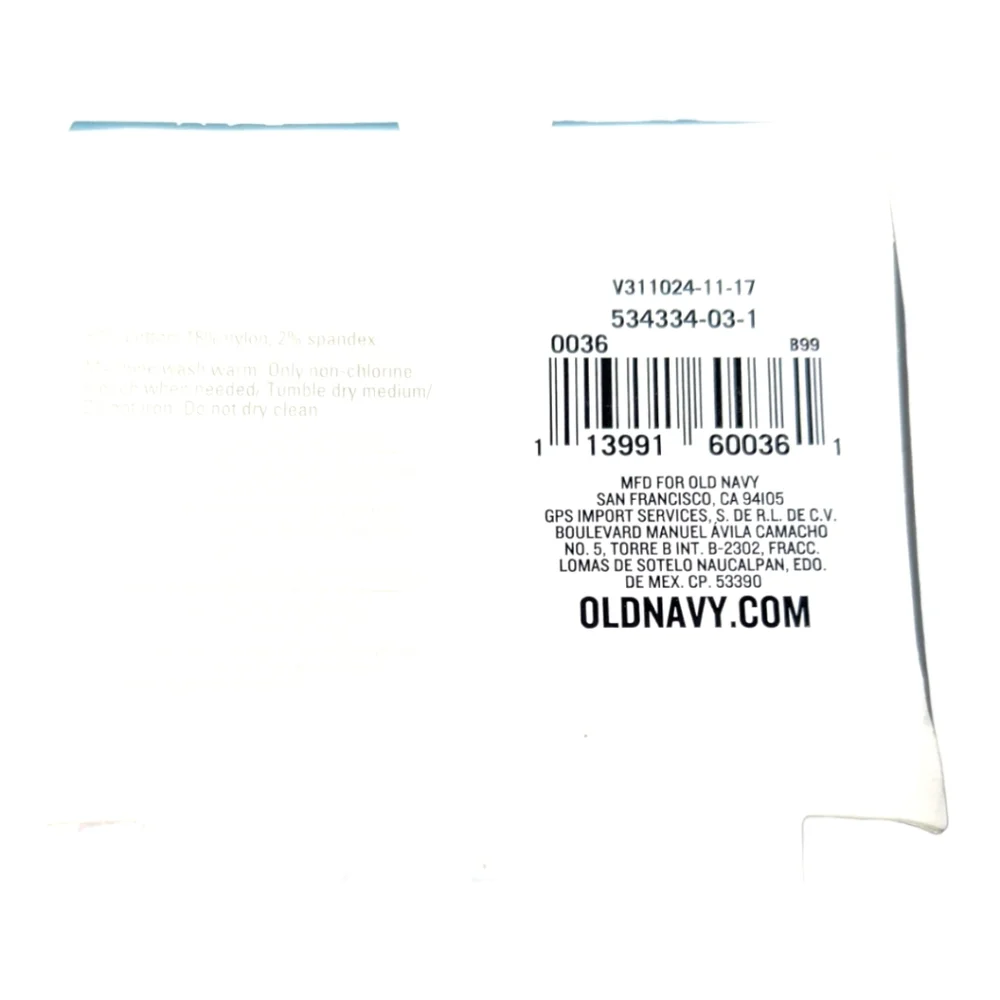 Old Navy Baby 3-6m Crew Sock White
